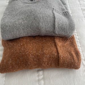 (2) sweaters from 12 tribe